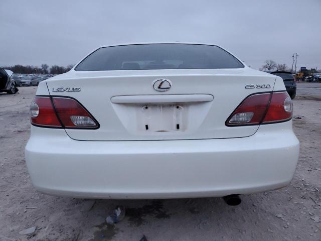 JTHBF30G825016084 - 2002 LEXUS ES 300 WHITE photo 6