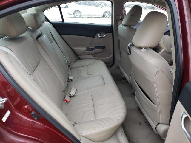 2HGFB2F9XCH591798 - 2012 HONDA CIVIC EXL Բորդո լուսանկար 10