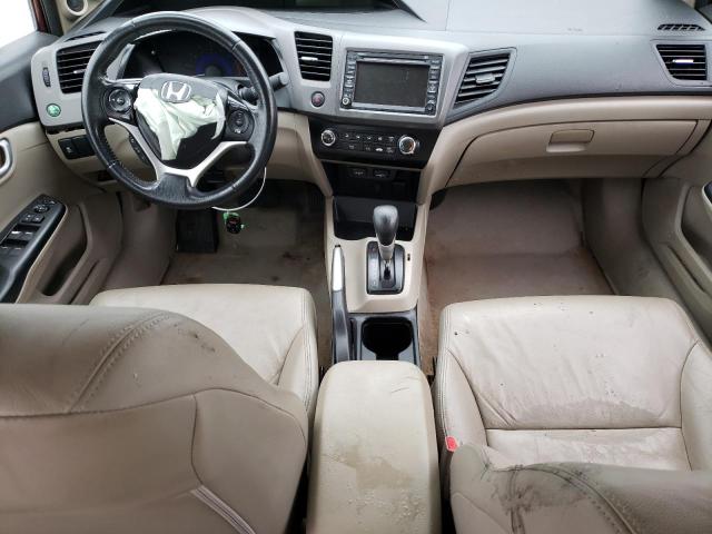 2HGFB2F9XCH591798 - 2012 HONDA CIVIC EXL Բորդո լուսանկար 8