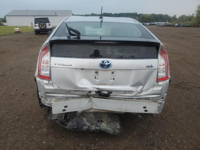 JTDKN3DU4C1539065 - 2012 TOYOTA PRIUS SILVER photo 6