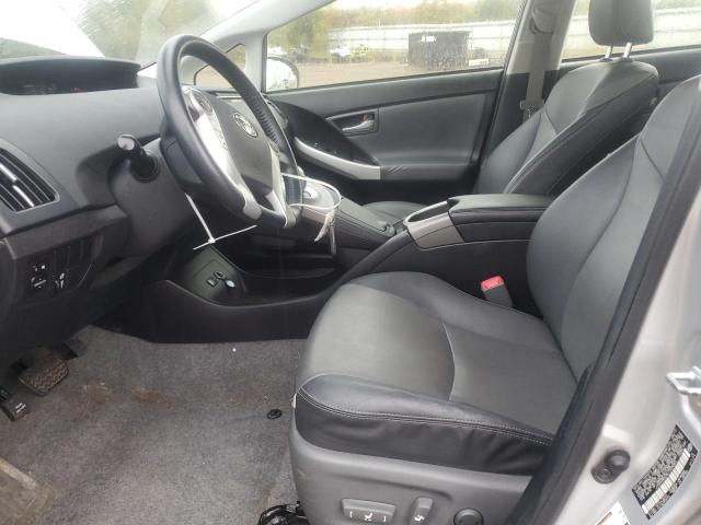 JTDKN3DU4C1539065 - 2012 TOYOTA PRIUS SILVER photo 7