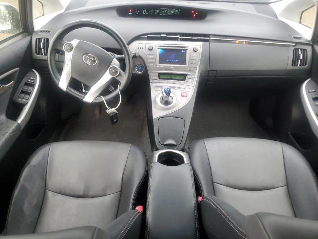 JTDKN3DU4C1539065 - 2012 TOYOTA PRIUS SILVER photo 8