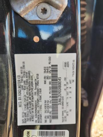 3LN6L2G90DR808545 - 2013 LINCOLN MKZ შავი ფოტო 12