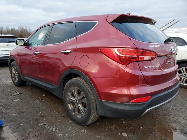 5XYZTDLB3FG260866 - 2015 HYUNDAI SANTA FE S RED photo 2