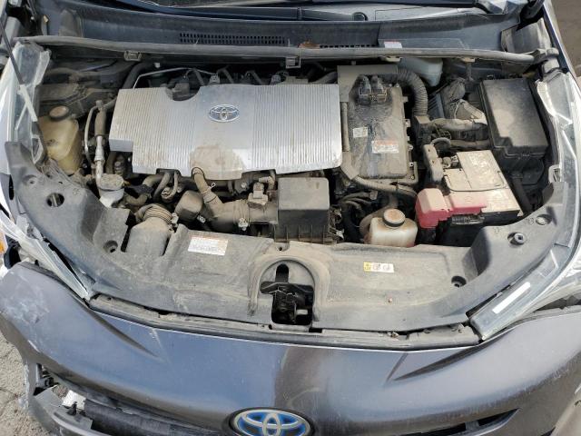 JTDKARFU6J3066377 - 2018 TOYOTA PRIUS ნაცრისფერი ფოტო 11