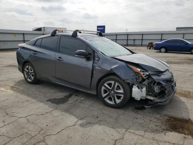 JTDKARFU6J3066377 - 2018 TOYOTA PRIUS ნაცრისფერი ფოტო 4