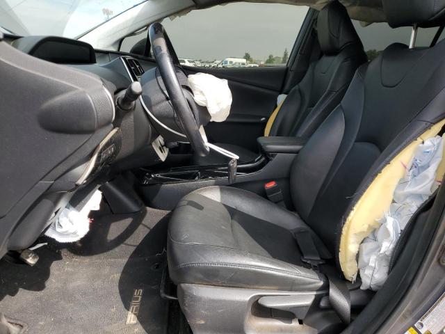 JTDKARFU6J3066377 - 2018 TOYOTA PRIUS ნაცრისფერი ფოტო 7