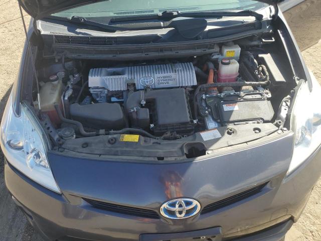 JTDKN3DU7F1947452 - 2015 TOYOTA PRIUS CHARCOAL photo 11