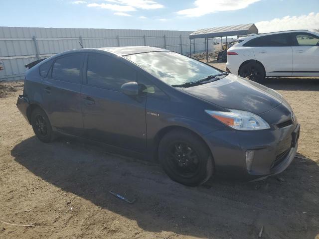 JTDKN3DU7F1947452 - 2015 TOYOTA PRIUS CHARCOAL photo 4