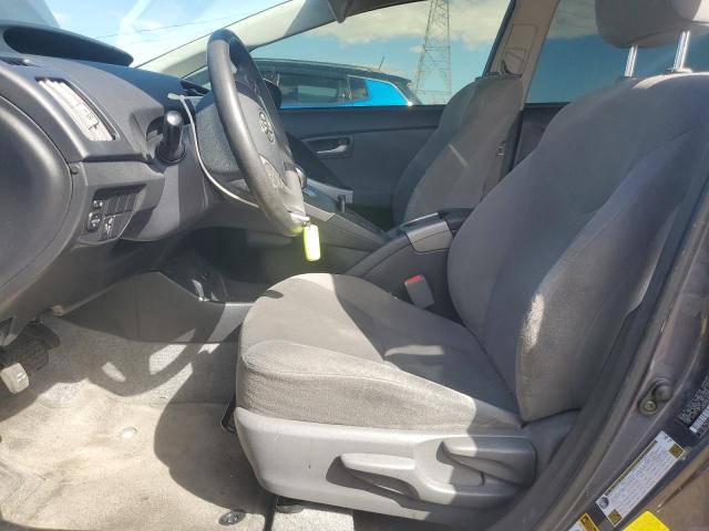 JTDKN3DU7F1947452 - 2015 TOYOTA PRIUS CHARCOAL photo 7