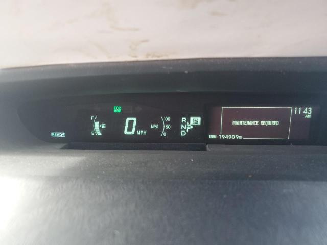 JTDKN3DU7F1947452 - 2015 TOYOTA PRIUS CHARCOAL photo 9