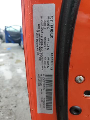 2C3CDZFJ3GH331834 - 2016 DODGE CHALLENGER R/T SCAT PACK ORANGE photo 12