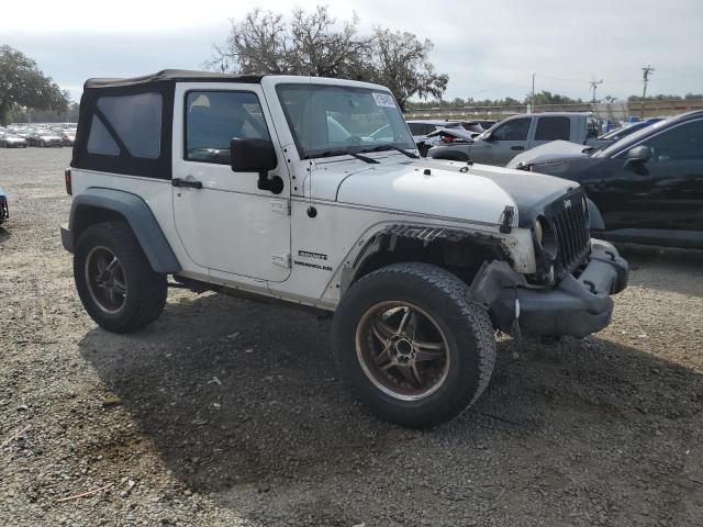 1C4AJWAG8EL103446 - 2014 JEEP WRANGLER SPORT თეთრი ფოტო 4