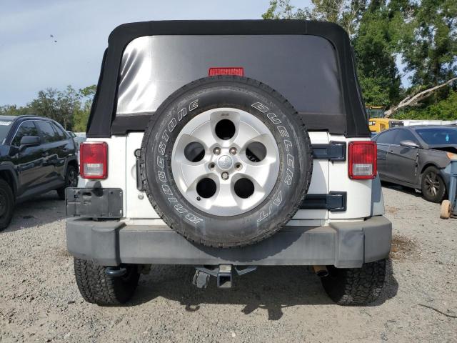 1C4AJWAG8EL103446 - 2014 JEEP WRANGLER SPORT თეთრი ფოტო 6