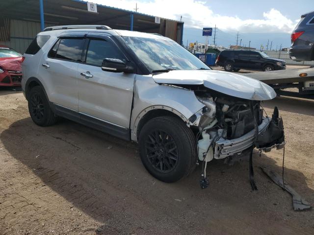 1FM5K8D84FGC64011 - 2015 FORD EXPLORER XLT SILVER photo 4