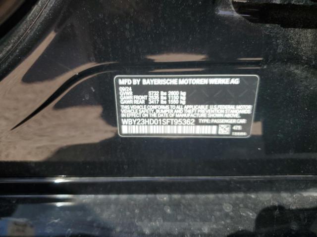 WBY23HD01SFT95362 - 2025 BMW I4 EDRIVE 40 BLACK photo 12