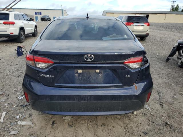 5YFVPMAE8MP195232 - 2021 TOYOTA COROLLA LE Синій фото 6