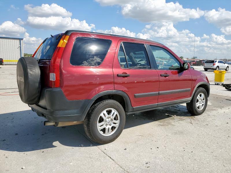 JHLRD78824C035760 - 2004 HONDA CR-V EX BURGUNDY photo 3