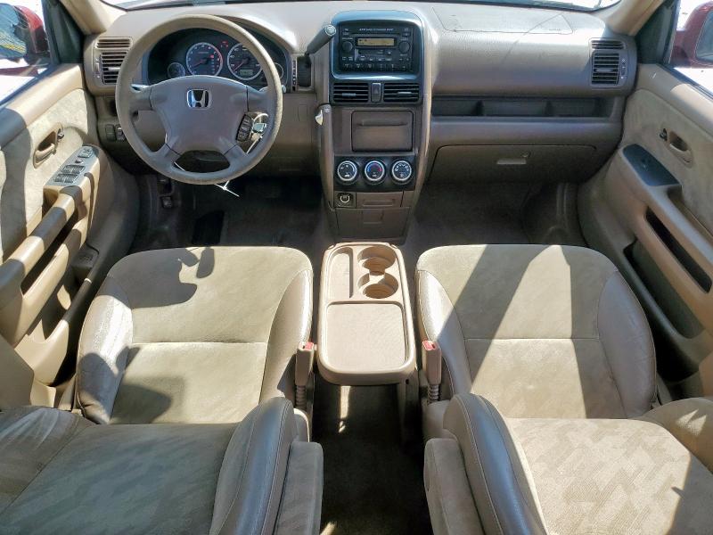 JHLRD78824C035760 - 2004 HONDA CR-V EX BURGUNDY photo 8