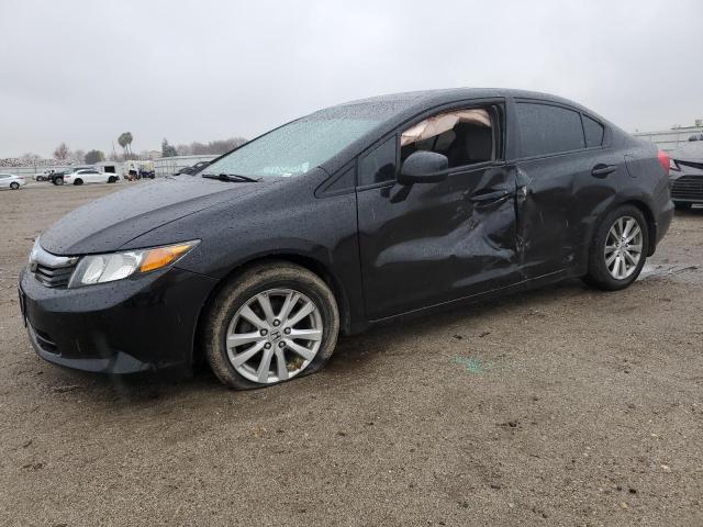 19XFB2F91CE302172 - 2012 HONDA CIVIC EXL შავი ფოტო 1