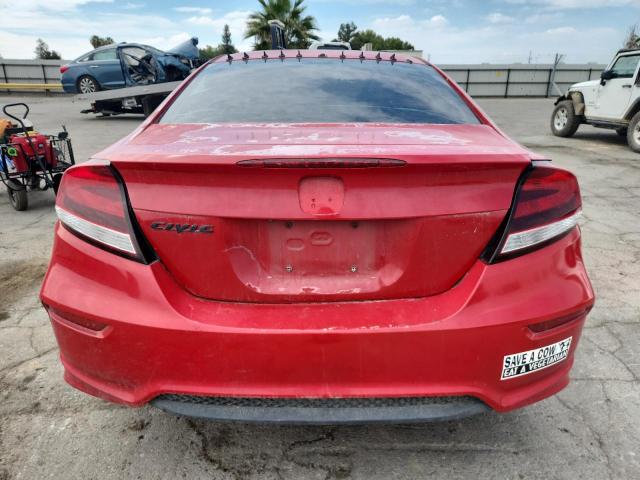 2HGFG3B88EH500518 - 2014 HONDA CIVIC EX RED photo 6