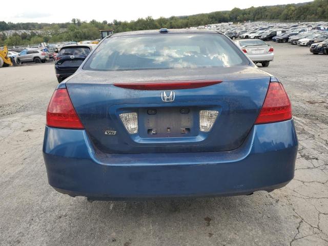 1HGCM668X6A010461 - 2006 HONDA ACCORD EX BLUE photo 6