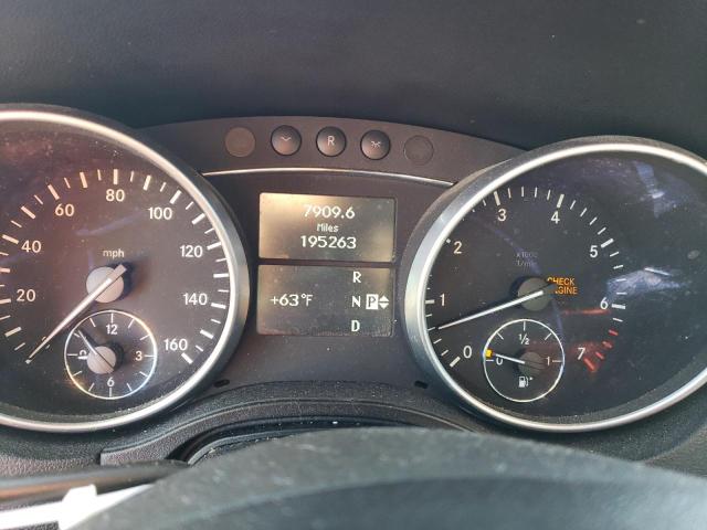 4JGBB8GB8BA678027 - 2011 MERCEDES-BENZ ML 350 4MATIC SILVER photo 9