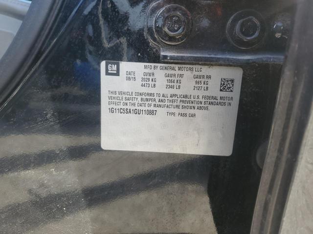 1G11C5SA1GU110887 - 2016 CHEVROLET MALIBU LIM LT 黑色 照片 13