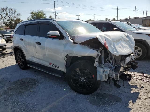 5TDKZRFH3KS357477 - 2019 TOYOTA HIGHLANDER SE 白色 照片 4