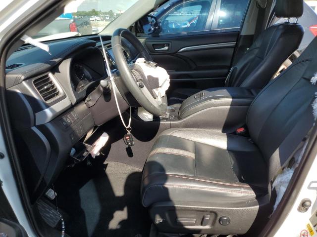 5TDKZRFH3KS357477 - 2019 TOYOTA HIGHLANDER SE 白色 照片 7