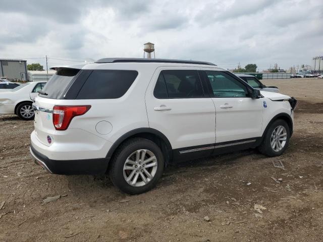 1FM5K7D88HGC54188 - 2017 FORD EXPLORER XLT თეთრი ფოტო 3