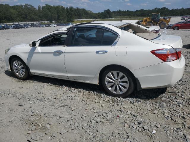 1HGCR2F78DA124408 - 2013 HONDA ACCORD EX WHITE photo 2