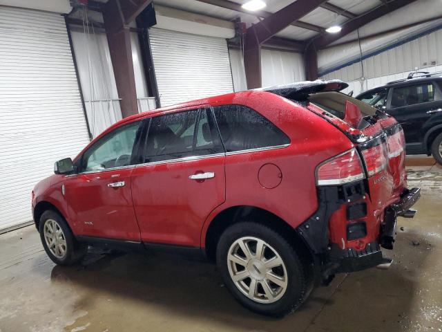 2LMDJ8JCXABJ32995 - 2010 LINCOLN MKX RED photo 2