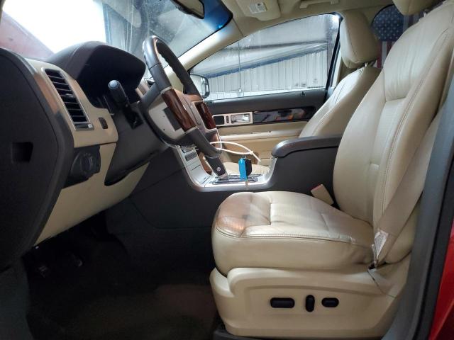 2LMDJ8JCXABJ32995 - 2010 LINCOLN MKX RED photo 7