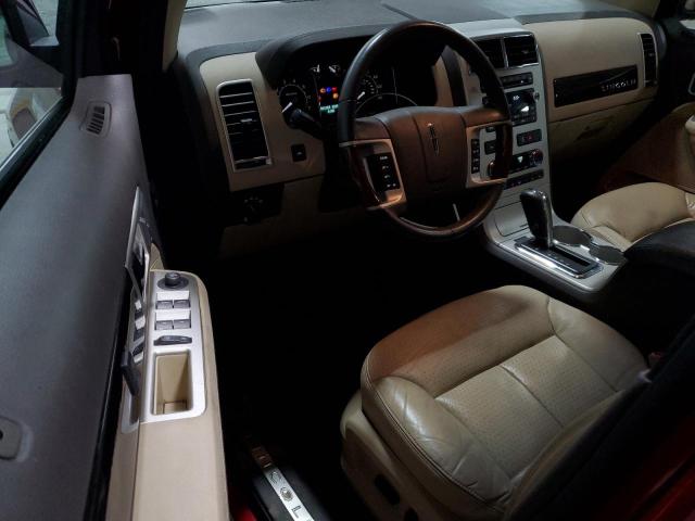 2LMDJ8JCXABJ32995 - 2010 LINCOLN MKX RED photo 8