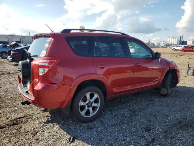 JTMDK4DV0AD014046 - 2010 TOYOTA RAV4 LIMITED RED photo 3