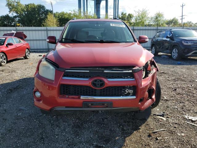 JTMDK4DV0AD014046 - 2010 TOYOTA RAV4 LIMITED RED photo 5