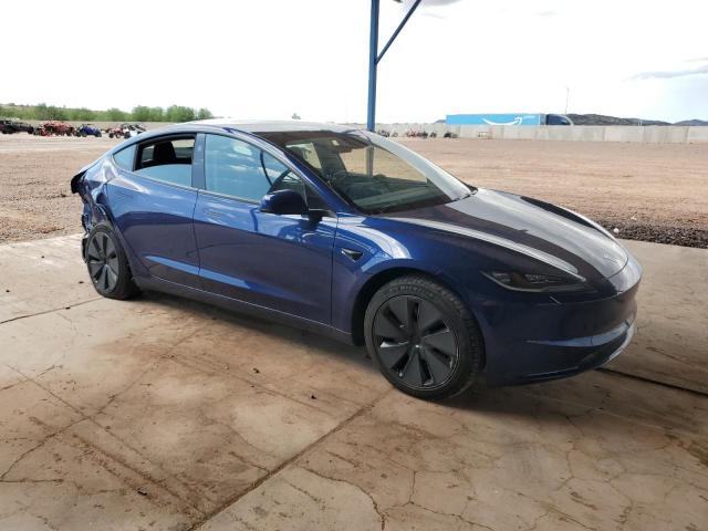 5YJ3E1EA1SF907138 - 2025 TESLA MODEL 3 Azul foto 4
