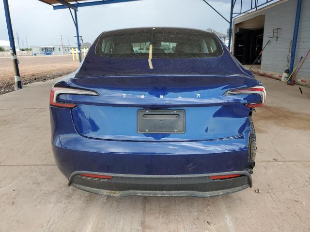 5YJ3E1EA1SF907138 - 2025 TESLA MODEL 3 Azul foto 6