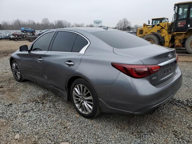 JN1EV7AR7JM439884 - 2018 INFINITI Q50 LUXE GRAY photo 2