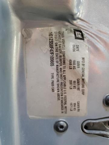 1G1ZS58F47F109665 - 2007 CHEVROLET MALIBU LS BLUE photo 12
