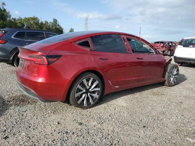 5YJ3E1EA6RF871022 - 2024 TESLA MODEL 3 წითელი ფოტო 3