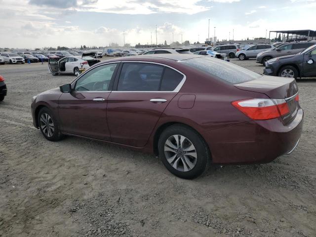 1HGCR2F31DA123789 - 2013 HONDA ACCORD LX BURGUNDY photo 2