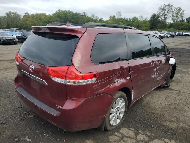 5TDDK3DC9ES081943 - 2014 TOYOTA SIENNA XLE BURGUNDY photo 3