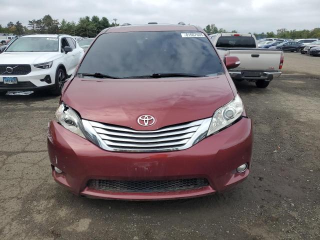 5TDDK3DC9ES081943 - 2014 TOYOTA SIENNA XLE BURGUNDY photo 5