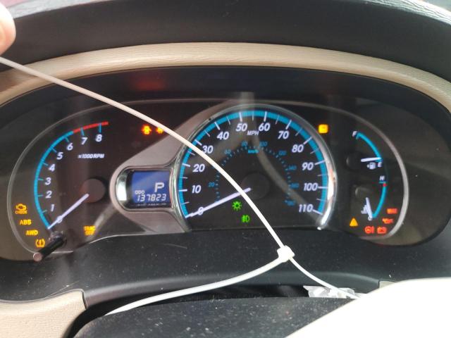 5TDDK3DC9ES081943 - 2014 TOYOTA SIENNA XLE BURGUNDY photo 9