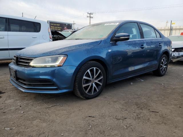 3VWDB7AJ1HM304066 - 2017 VOLKSWAGEN JETTA SE BLUE photo 1