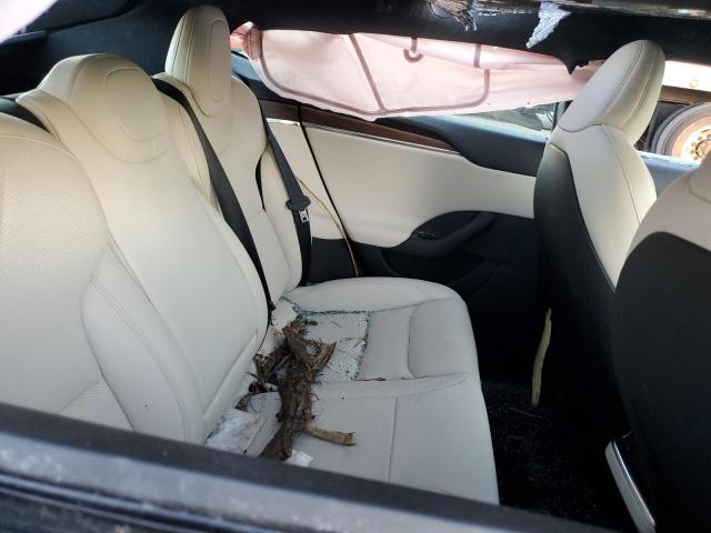 5YJSA1E52MF443404 - 2021 TESLA MODEL S BLUE photo 10