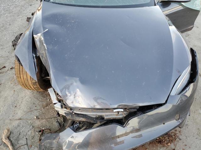 5YJSA1E52MF443404 - 2021 TESLA MODEL S BLUE photo 11