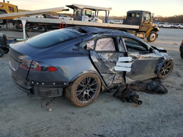 5YJSA1E52MF443404 - 2021 TESLA MODEL S BLUE photo 3